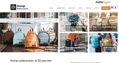 Desktop Screenshot of kamplederwaren.nl