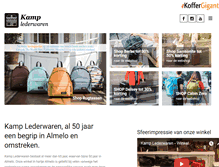 Tablet Screenshot of kamplederwaren.nl